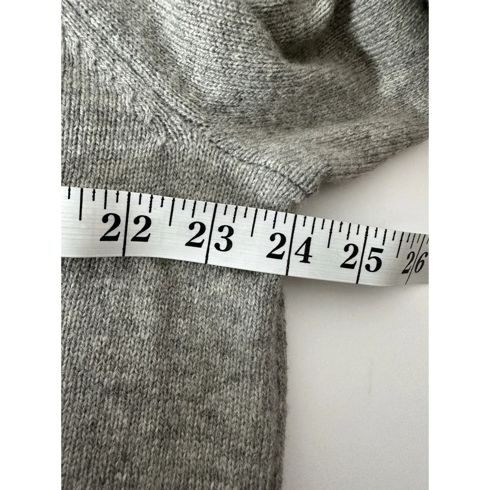 New J.Crew Sweater Mens XL Gray Crew Neck‎ Lambswool Blend Career Formal Outdoor